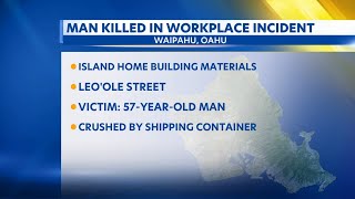 57-year-old man crushed to death in Waipahu industrial accident