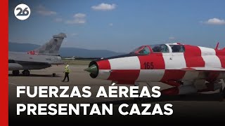 Las fuerzas aéreas croatas presentan sus nuevos cazas