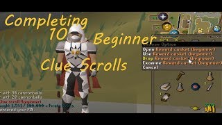 [OSRS] Completing 10 Beginner Clues How To Do Beginner Clues Fast Guide (2019)
