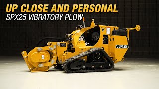 Walkaround of the Vermeer SPX25 vibratory plow