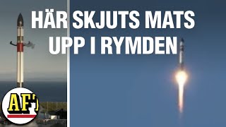 Här skjuts Mats upp i rymden