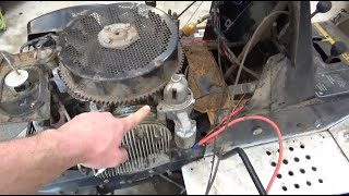 Getting the Engine to turn over! - MTD GT2050 Part 2