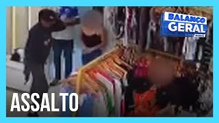Mulher tem crise de pânico durante assalto em loja de São Paulo