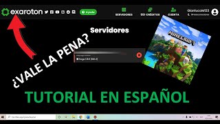 EXAROTON: Tutorial en español | Los servidores premium de ATERNOS ¿vale la pena?