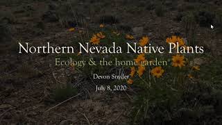 N Nevada Native Plant Class Devon Snyder