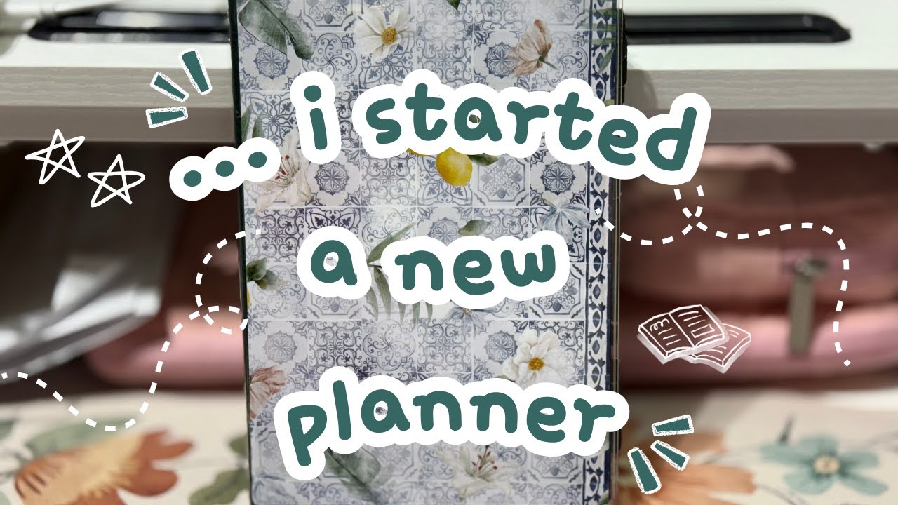 Started A New Planner Youtube