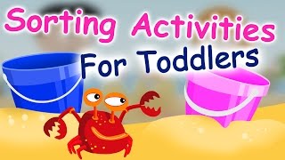 Sorting Activities for toddlers and preschool kids