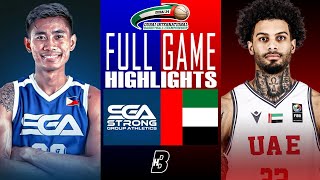 Strong Group PH vs UAE Full Game | 34th Dubai International Basketball Championship