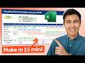 Create an Employee Work Schedule Tracker in Excel