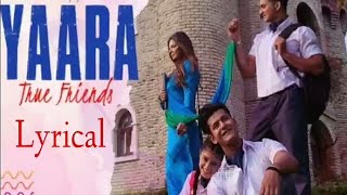 Yaara~Lyrics|Mamta Sharma|Manjul Khattar|Arishfa khan|Ajaz Ahmed|Bad-Ash|New Hindi Song 2019