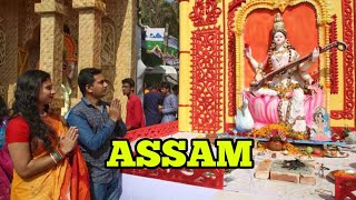 Assam Saraswati Puja 2021 dance party Iftar's Vlogs