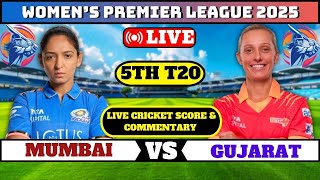 Wpl Live: Gujarat Giants Women vs Mumbai Indians Women Live Cricket Scores \u0026 Commentary