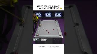 15 seconds six red shootout! BRAIN HALCROW BREAKS THE WORLD RECORD! #englishpool #billiards #record