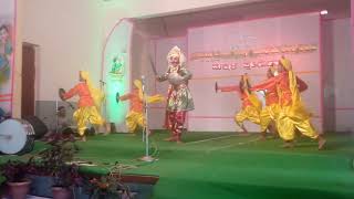 ವೀರಗಾಸೆ ನೃತ್ಯ | Veeragase Dance | St.Ann's English Medium School Kadaba| Prathiba Karanji Folk Dance