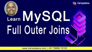 SQL FULL OUTER JOIN | SQL Tutorial for beginners | Harisystems