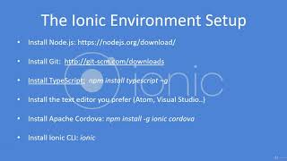 IONIC 3 PRIMER : What is IONIC 3?