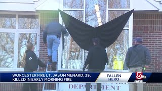 Worcester in mourning after death of city firefighter