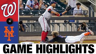 Nationals vs. Mets Game Highlights (8/27/21) | MLB Highlights
