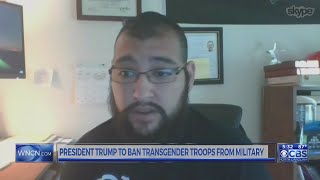 NC transgender veteran reacts to Trump's tweets