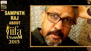 Actor Sampath Raj Conveys his Best Wishes to the Nominees | IIFA Utsavam Awards 2015