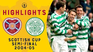 Hearts 1-2 Celtic | Craig Bellamy Sends Celtic To The Final | Scottish Cup Semi-Final 2004-05