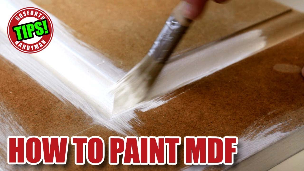How To Paint Mdf Diy Tips Youtube