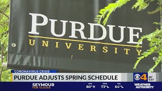 Purdue adjusts spring schedule