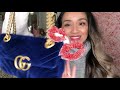 gucci velvet mini marmont bag 🎀from fashionphile