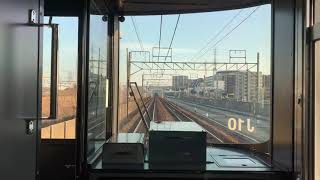 [前面展望]JR東海道本線大高駅から南大高駅