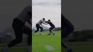 Louis Rees-Zammit Goes 1v1 Against American Football Players 🏴󠁧󠁢󠁷󠁬󠁳󠁿🏈 #nfl #nflu