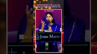 நமக்காக ஜீவனையே | Sis. Trinita Sam | #trinitarobinson #sammoses #tamilchristianshorts #motivation