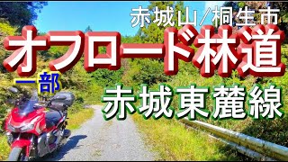 【林道赤城東麓線】一部オフロード林道(群馬県桐生市)赤城山ツーリング riding on ADV150