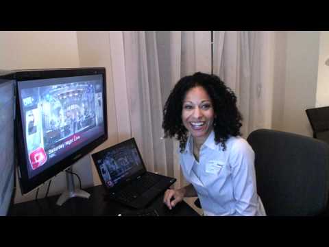 How To Connect Laptop to HDMI Flat Screen LCD Monitor How To Connect Laptop to HDMI Flat Screen LCD Monitor