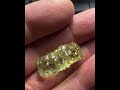 gem doubly terminated heliodor. volodarsk volynskii zhytomyr oblast ukraine. no damage