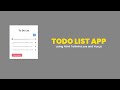 ToDo List App using HTML, Tailwind CSS, and Vue.js