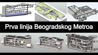 Izgled budućih stanica na prvoj liniji Beogradskog Metroa