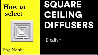 94 - How to select square ceiling diffusers in English