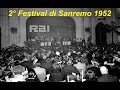 Sanremo 1952 - Tutte le Canzoni