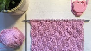 HOW TO KNIT THE DIAGONAL STITCH : Diagonal 4 (to the right)