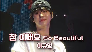 [4K] 241109 안효섭 팬미팅 [참 예뻐요] 이규형 - Ahn Hyo Seop Fanmeeting