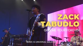 @ZackTabudloOfficial - 'Give Me Your Forever' | MIU Performancce