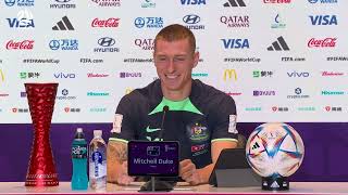 Mitch Duke | FIFA World Cup Qatar 2022 | Post-Match Press Conference Tunisia v Australia