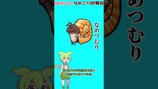 【なめこ10秒解説】No.0093,なめつむり【琴葉ggr姉妹パロ】【よっちーパロ】#Shorts