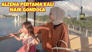 ALZENA PERTAMA KALI NAIK GONDOLA ANCOL | KERETA GANTUNG JAKARTA | GONDOLA JAKARTA #viral #fyp