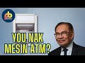 Pasang mesin ATM ni rupanya kerja Anwar Ibrahim yee..baru tahuuuu...