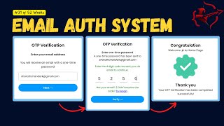 JavaScript OTP Verification System | Email Authentication Project