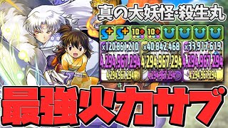 殺生丸はスキルも火力も強い！カイシュウPTで大活躍！超絶火力で多次元攻略！【パズドラ】