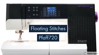 Pfaff720 floating stitches #sewingtutorial #magicstitches #Pfaff720