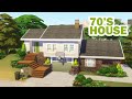 📺 70s House in Del Sol Valley | No CC | The Sims 4 Speed Build