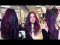 insane 2.5 hour transformation rapid extensions and vivid split dye magic